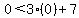 0%3C3%280%29%2B7