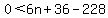 0%3C6n%2B36-228