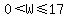 0%3CW%3C=17