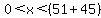 0%3Cx%3C%2851%2B45%29