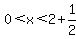 0%3Cx%3C2+%2B1%2F2