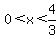 0%3Cx%3C4%2F3