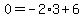 0=+-+2%2A3+%2B6