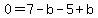0=+7+-+b-5%2Bb