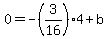 0=-%283%2F16%294%2Bb