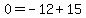 0=-12%2B15