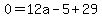 0=12a-5%2B29