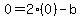 0=2%280%29-b