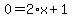 0=2%2Ax%2B1