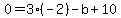 0=3%28-2%29-b%2B10