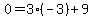0=3%28-3%29%2B9