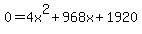 0=4x%5E2%2B968x%2B1920