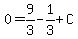 0=9%2F3-1%2F3%2BC