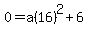 0=a%2816%29%5E2%2B6