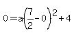 0=a%287%2F2-0%29%5E2%2B4