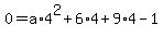 0=a%2A4%5E2%2B6%2A4%2B9%2A4-1