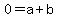 0=a%2Bb