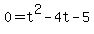 0=t%5E2-4t-5