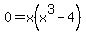 0=x%28x%5E3-4%29