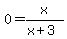 0=x%2F%28x%2B3%29