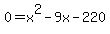 0=x%5E2-9x-220