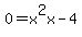 0=x%5E2x-4