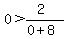 0%3E%282%29%2F%280%2B8%29