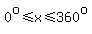 0%5Eo%3C=x%3C=360%5Eo