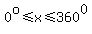 0%5Eo+%3C=+x+%3C=+360%5E0