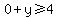 0+%2B+y++%3E=+4