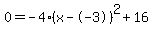 0+=+-+4%28x+-+-+3%29%5E2+%2B+16