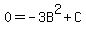 0+=+-3B%5E2%2BC