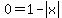 0+=+1+-abs%28x%29
