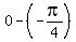 0-%28-pi%2F4%29