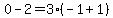 0-2=3%28-1%2B1%29