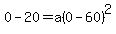 0-20=a%280-60%29%5E2