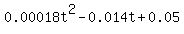 0.00018t%5E2+-+0.014t+%2B+0.05+