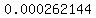 0.000262144