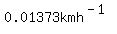0.01373kmh%5E%28-1%29