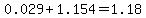 0.029%2B1.154=1.18