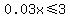 0.03x+%3C=+3