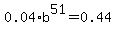 0.04%2Ab%5E51+=+0.44