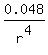 0.048%2Fr%5E4