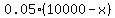 0.05%2810000-x%29+