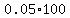 0.05%2A100