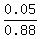 0.05%2F0.88