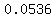 0.0536