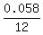 0.058%2F12