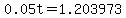 0.05t+=+1.203973
