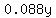 0.088y